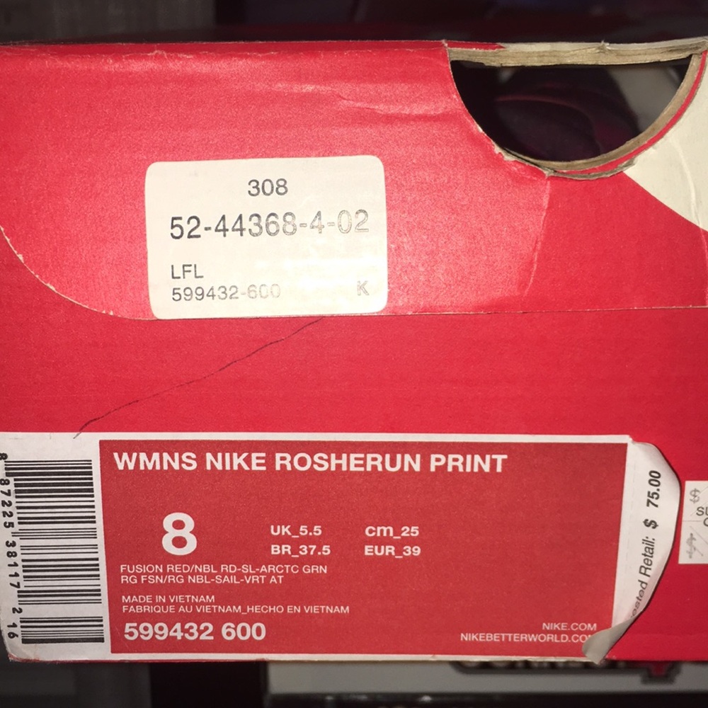 Nike roshe run tye die